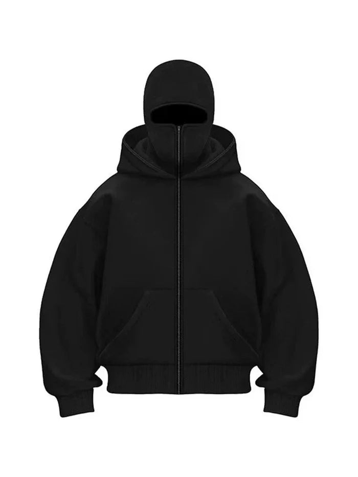 Balaclava Maskeli Hoodie